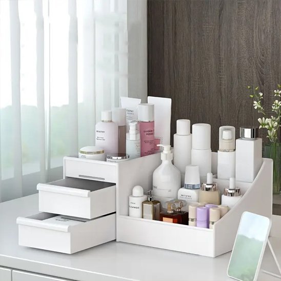 organisateur maquillage speedmakeup avec tiroir