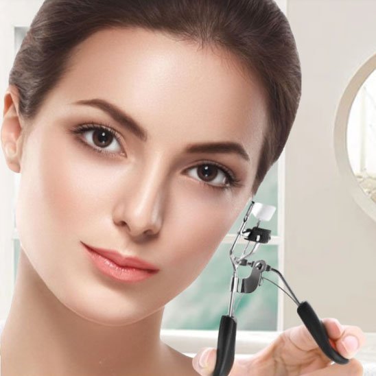 Résultat cils recourbés avec recourbe-cils grand angle HeartPoint