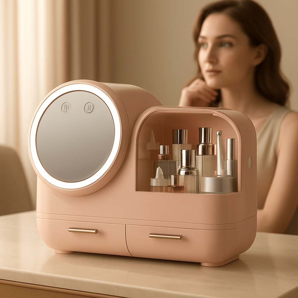 boite rangement maquillage rose | BeautyBox - BEAUTE AU TOP