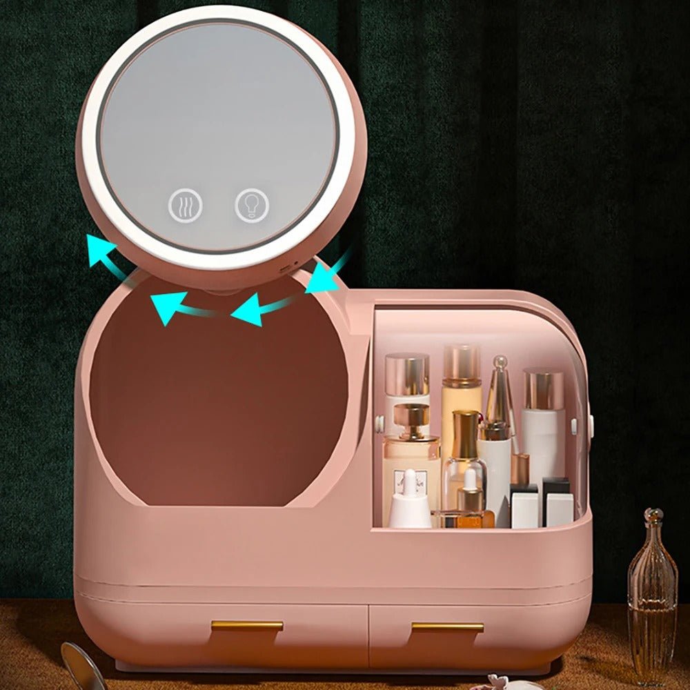 boite rangement maquillage rose | BeautyBox - BEAUTE AU TOP