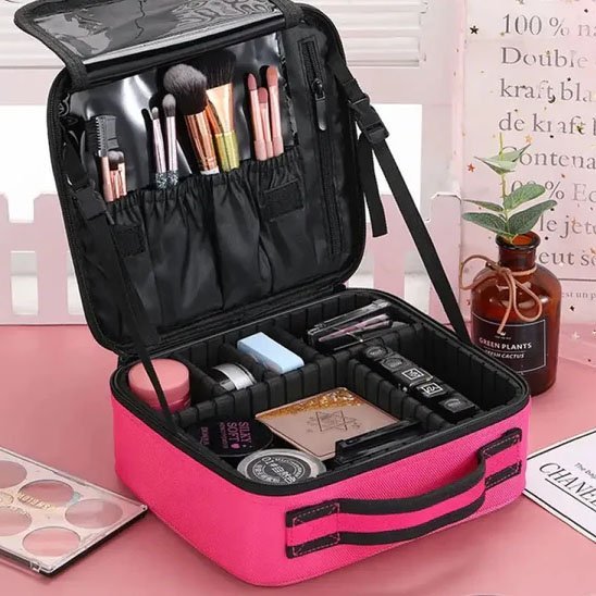 trousse maquillage probeauty grande capacité rangement pinceaux